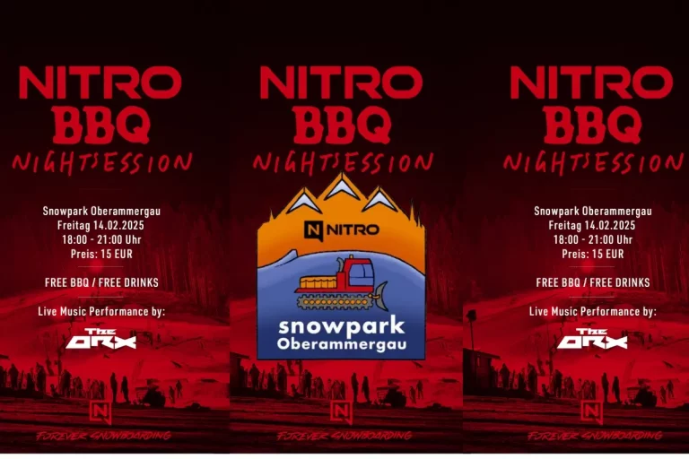 Nitro BBQ Nightsession 2025 – Snowpark Oberammergau Nitro BBQ Nightsession 2025 – Snowpark Oberammergau