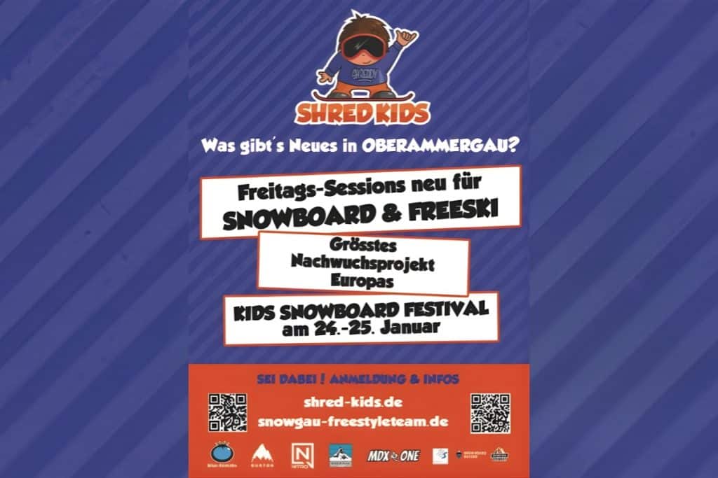 Shred Kids Snowboard Festival Oberammergau 2026